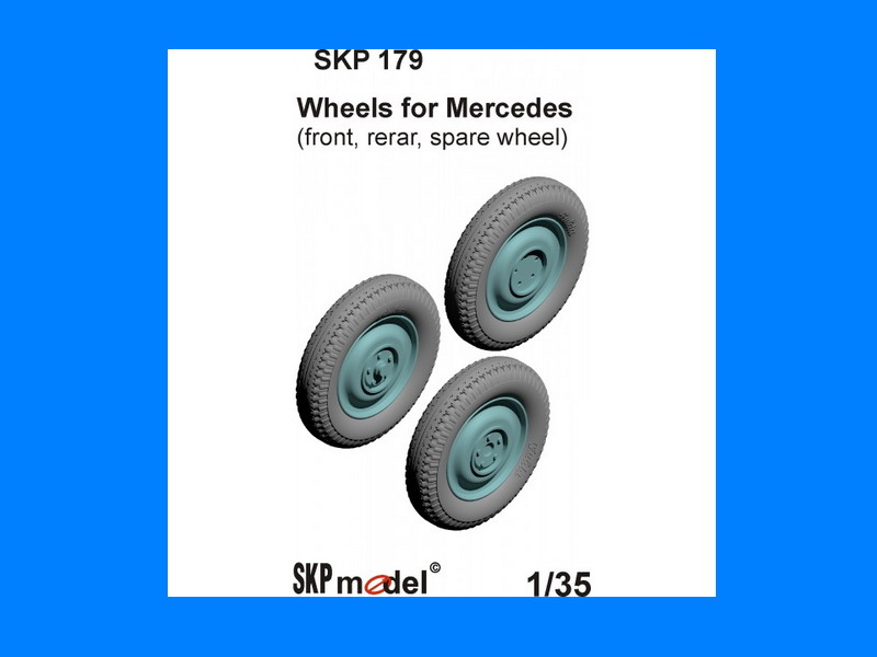SKP179 Mercedes wheels 1/35